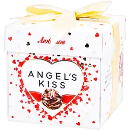 Конфеты шоколадные Любимов Angel's kiss молочные с миндалем 140 г