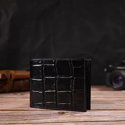 Чоловічий шкіряний гаманець Canpellini 12х9,6х2 см acs0025592 - мініатюра 6