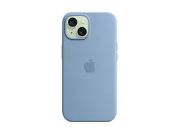 Чохол для смартфона Apple iPhone 15 Silicone Case with MagSafe - Winter Blue (MT0Y3) - мініатюра 5