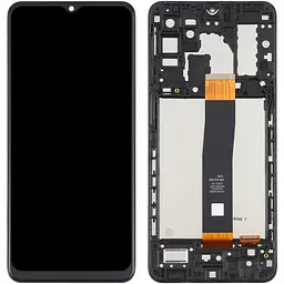 Дисплей Samsung A326 Galaxy A32 5G чорний, оригінал PRC, з рамкою, SM-A326B V00