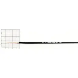 Пензель синтетика кругла Milk 1108R №000 довга ручка Kolos