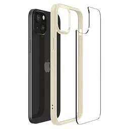 Протиударний прозорий чохол Spigen Ultra Hybrid для iPhone 15 Mute Beige ACS06800 - мініатюра 2