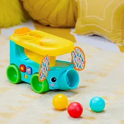 Музична іграшка Bright Starts Pop & Roll Safari Bus (16827) - мініатюра 2