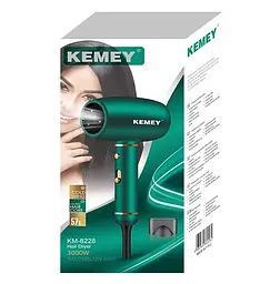 Дорожний фен Kemei Km-8228 з іонізацією - мініатюра 3