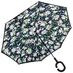 Жіноча парасолька-палиця Art Rain 108 см синя - мініатюра 3