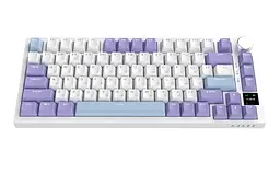 Клавіатура бездротова Ajazz AK820 Pro Flying Fish Switch Purple RGB With Screen (AK820PRO-FF-PWB) - мініатюра 5