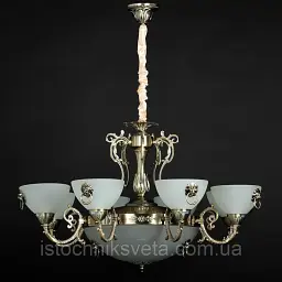 Класична люстра SD-1742/8+3 AB бронза, 11 ламп E14 - мініатюра 3