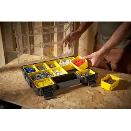 Ящик для інструментів Stanley FATMAX професійний, дрібний 446х74х357 мм, вологозахищений IP-53 (1-97-519) - мініатюра 4