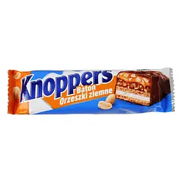 Вафельний батончик Knoppers Baton Orzeszki Ziemne з арахісом 40 г