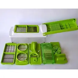 Мультислайсер Nicer Dicer Plus 8828 овочерізка механічна з насадкою для дрібних кубиків - мініатюра 2