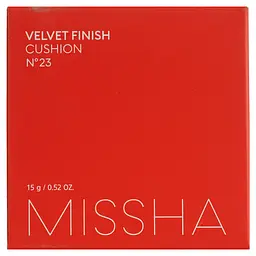 Тональний кушон для обличчя Missha Velvet Finish Cushion SPF 50+/PA+++ відтінок 23 (Natural Beige) 15 мл - мініатюра 9