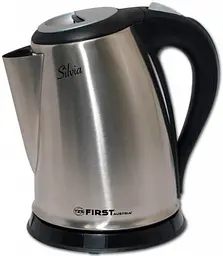 Електрочайник First FA-5410 Steel/Black