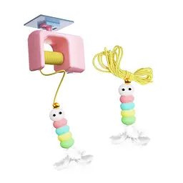 Іграшка для котів на присосці Pet Toy Ball 1490 - інтерактивна іграшка Pet Toy Ball 1490 для котів з автоматичним рухом в асортименті - мініатюра 3