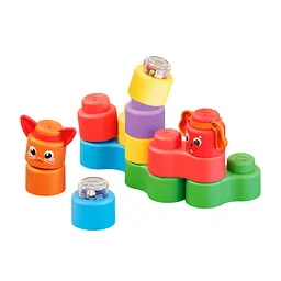 Розвивальний конструктор Kiddi Smart Kiddi Soft Дивозвуки та кольори (04141)