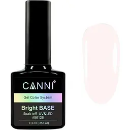 Кольорове базове покриття Canni Gel Color System Bright Base 653 молочно-рожевий 7.3 мл - мініатюра 2