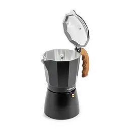 Гейзерна кавоварка Holmer CF-0450-BW Natural 450 мл чорна (CF-0450-BW Natural) - мініатюра 5