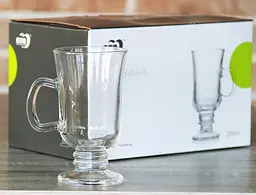 Набір кухолів скляних Deli Glass Irish Coffee 250 мл 6 шт. (870ZB395/6) - мініатюра 2