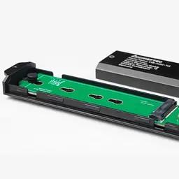 Зовнішня кишеня Chieftec M.2 PCIe NVMe/SATA SSD CEB-M2C-TLE USB3.2 Gen2 Type-C Tool-Less Aluminum/Plastic (CEB-M2C-TLE) - мініатюра 3