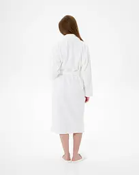 Халат махровий unisex Lotus Home - Basic Soft білий 2XL - мініатюра 6