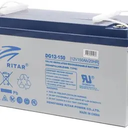 Акумулятор Ritar GEL DG12-150, Gray Case, (12V 150.0Ah) - мініатюра 2