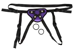 Страпон You2Toys Universal Harness + 3 Rings (фіолетовий)