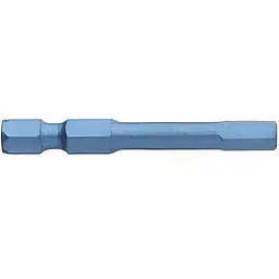 Насадка викруткова ударна USH Blue Shock HEX SW6x50 мм шестигранна подовжена 5 шт. (UUSE0063474)