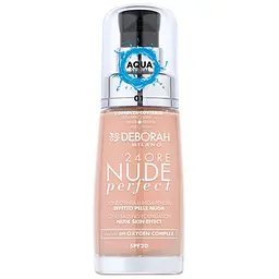 Тональная основа Deborah 24Ore Nude Perfect Foundation SPF 20 тон 01, 30 мл