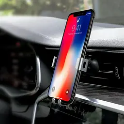 Автотримач Hoco CA56 Plus Armor Metal Gravity Car Holder (Black) [73706] - мініатюра 5