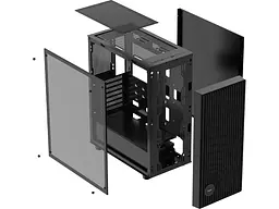 Корпус OCYPUS Gamma C70 ARGB Black (GAMMA-C70-BKG400XX-GL) - мініатюра 8