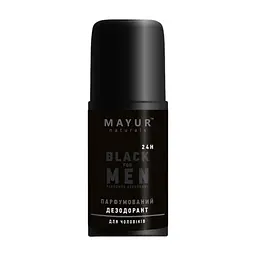 Дезодорант Mayur Black For Men парфумований для чоловіків 50 мл (4820230954982)