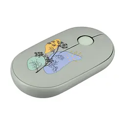 Мишка комп'ютерна бездротова 2E MF300 FLORA DILL Silent WL BT з принтом - мініатюра 3