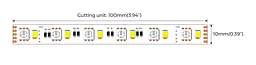 LED стрічка OLEDIM PS-2835-120-IP20-16.8W-RGB+6500К-24V - мініатюра 2