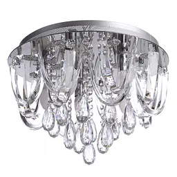 Люстра стельова Brille кришталева з підсвічуванням LED E14 45W Glass (BR-01 454С/9)