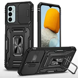 Ударопрочный чехол Epik Camshield Army Ring для Samsung Galaxy A27 Черный / Black