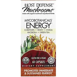 Гриби для посилення життєвої енергії Fungi Perfecti MycoBotanicals Energy 60 капсул - мініатюра 2