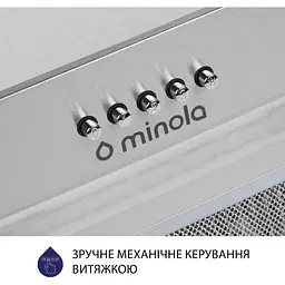 Витяжка вбудована Minola HBI 5323 I 800 LED - мініатюра 5