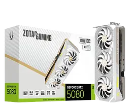 Відеокарта GeForce RTX 5080 16GB Zotac Solid OC White (ZT-B50800Q-10P)