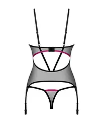 Корсет Obsessive Novenes Corset thong, M/L - мініатюра 5