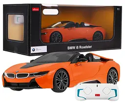 Машинка RASTAR BMW i8 Roadster на дистанційному керуванні + пульт 2,4 ГГц 1:12 помаранчевий 95500
