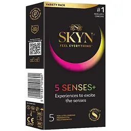 Презервативи безлатексні Skyn 5 Senses (5 шт.) - мініатюра 2