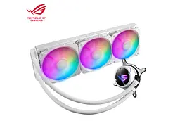 Водяне охолодження Asus ROG Strix LC II 360 ARGB White Edition (90RC00F2-M0UAY0) - мініатюра 1