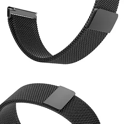 Універсальний ремінець DK Milanes Design Band для Amazfit Bip 20mm Black [36036] - мініатюра 3