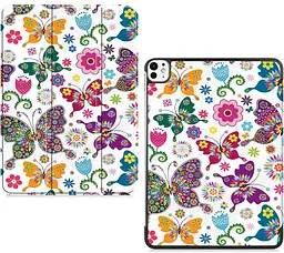 Чохол-книжка BeCover Smart Case для Apple iPad Pro 11 M4 2024 Butterfly (711631) - мініатюра 3