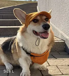 Кепка для собак Hat-Dog Гірчична (XL) - мініатюра 2