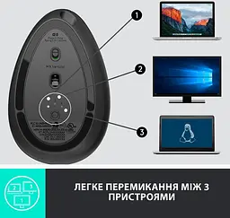 Миша комп'ютерна Logitech MX Vertical (910-005447, 910-005448, 910-005449) - мініатюра 9