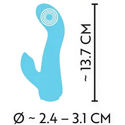 Мінівібратор Cuties Mini Vibrator Blue 4G - мініатюра 11