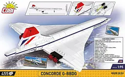 Конструктор COBI Concorde G-BBDG 1:95 455 деталей — Пасажирський літак 1917 - мініатюра 5