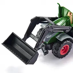 Трактор Siku Fendt 1050 із фронтальним навантажувачем, зелений (1393) - мініатюра 5