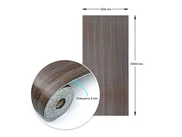 Самоклеюча вініловая плитка в рулоні STICKER WALL 600*3000*2мм Мат SW-00002047 - мініатюра 4