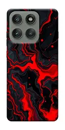TPU чохол Demsky Black red marble для Motorola Edge 60 Pro
